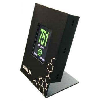 Portable CO2, temperature and humidity meter